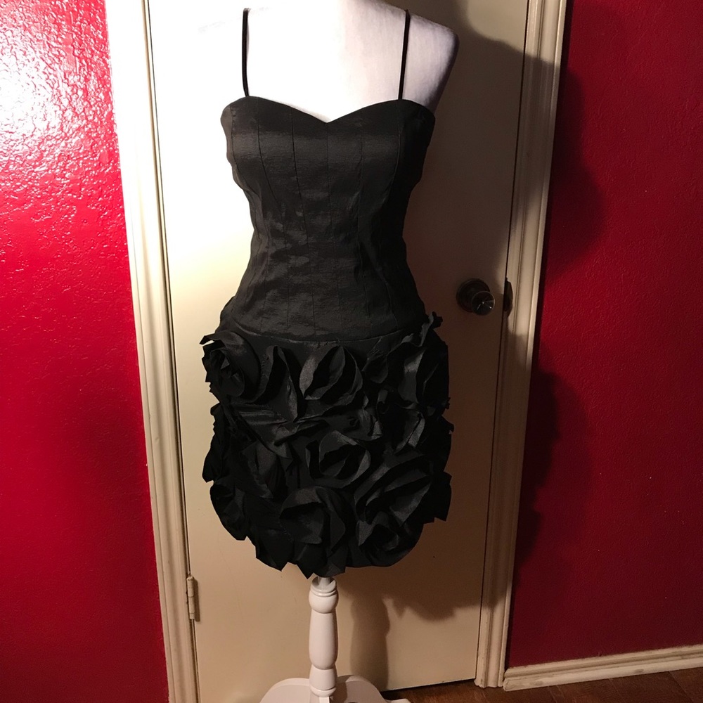 Max & Cleo Strapless Dress with Ruffled Hem
